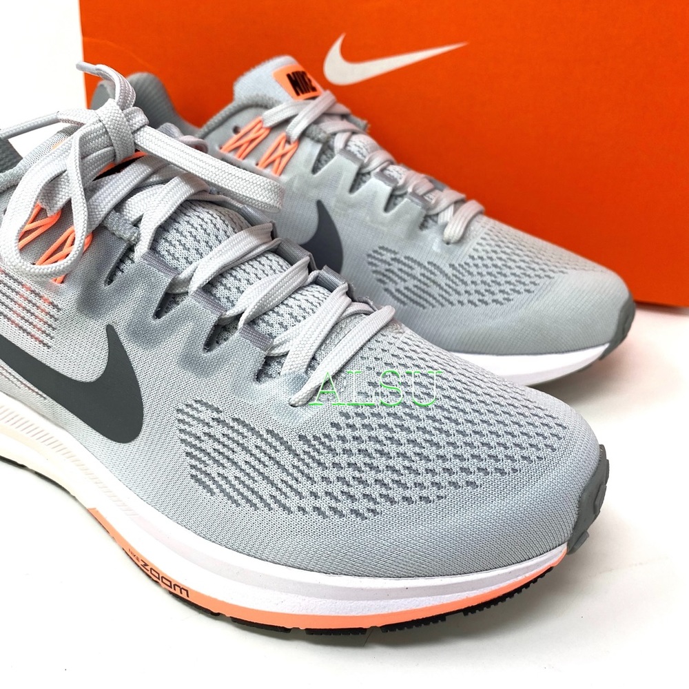 Nike Air Zoom Structure 21 Canvas Wolf Grey Women - Picture 7 of 12